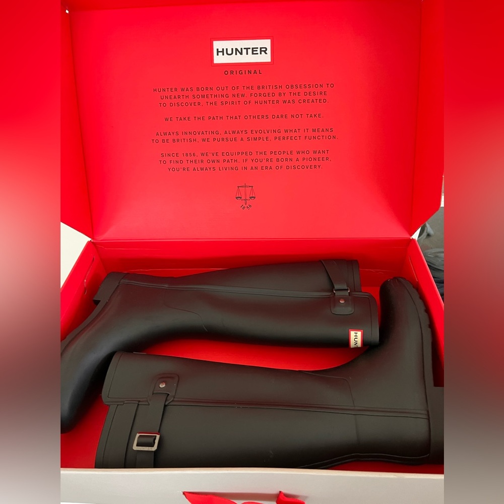 Hunter Black All-Weather Rain Boots